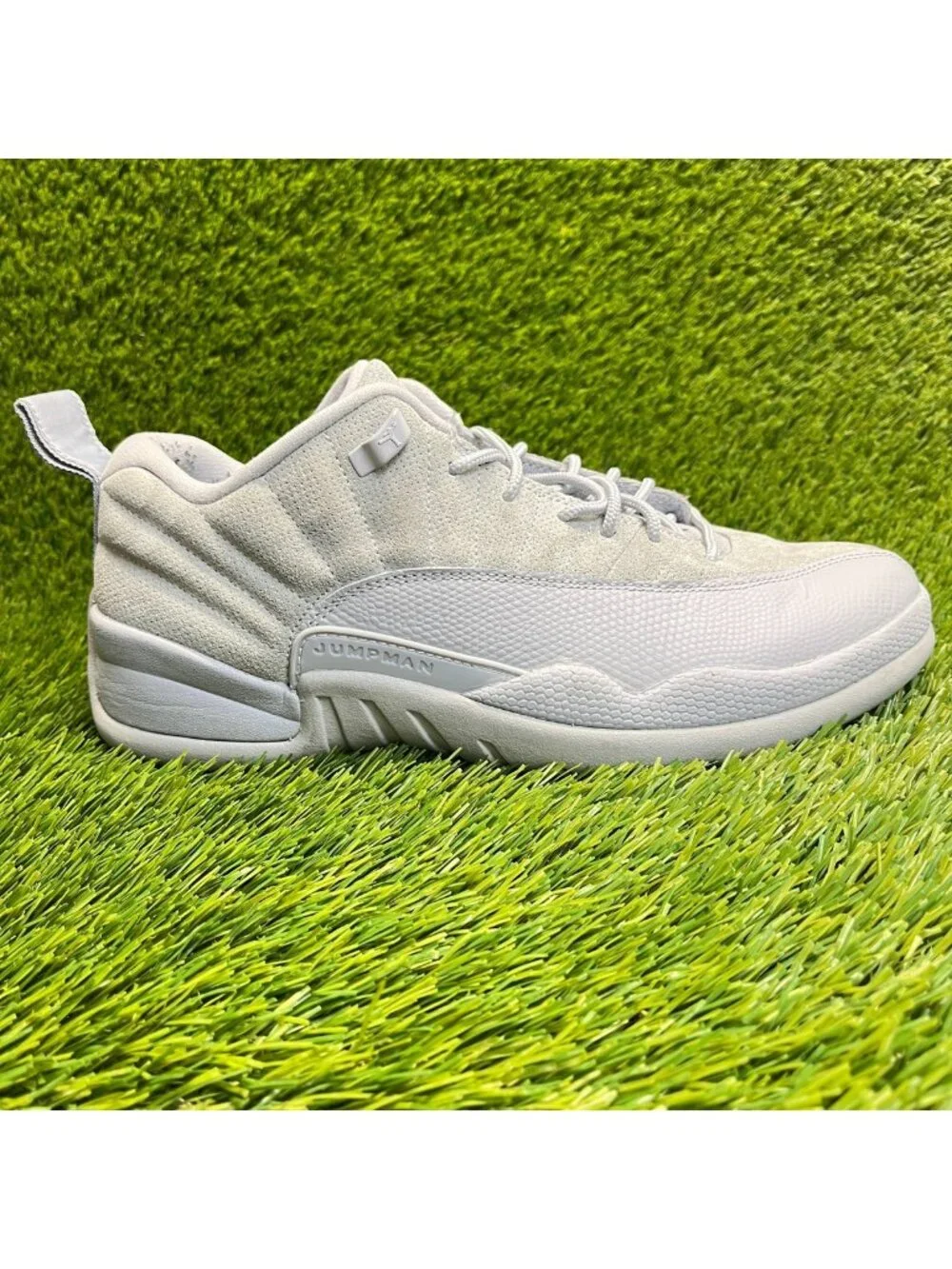 Nike Air Jordan 12 Retro Low Mens Size 9 Gray Athletic Basketball Shoes Sneakers